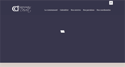 Desktop Screenshot of communautedudesert.org